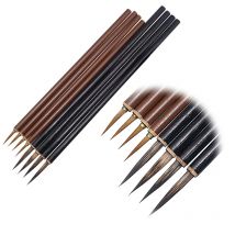 10 Pcs Mix Größe Haken Linie Stift Aquarell Pinsel Chinesische Kalligraphie Künstler Kunst Student Lernen Schreibwaren Malerei Werkzeug Pen-Set