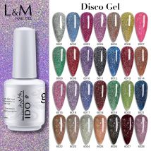 15ml Disco Laser Gel Nagellack Super Shiny Reflektierende Farbe UV Nagel Gel Glitter Phototherapie-Gellak Nagel Kunst