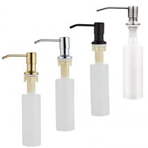 Tuqiu Kitchen Sink Soap Dispenser Stainless Steel Soap Dispenser Bathroom 300ML Soap Dispenser Black/Gold/Chrome/Nickel