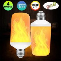The latest E27 LED flame bulb Fire E14 Corn bulb Flicker LED light Dynamic flame effect 3W 5W 9W 85V-265V for home lighting