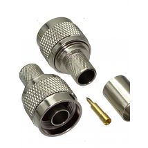 1Pcs Connector N male plug crimp RG8 RG213 RG165 LMR400 7D-FB cable straight