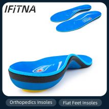 IFITNA Piedi Piatti Solette Ortopediche Modello di Supporto Dell'arco plantare Fascite plantare Plantari Dolore al tallone Inserti Stivali Sneaker Uomo Donna