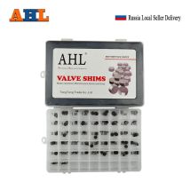 AHL 141pcs Motorrad Motor Teile Einstellbare Ventil Shim 7,48mm Komplette Refill Kit Für Honda für Suzuki für Yamaha für Kawasaki