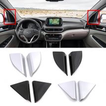 Für Hyundai Tucson 2015-2020 Auto Vorne Hinten Tür Fenster Innere Dreieck Säule Spalte Abdeckung Trim ABS Aufkleber Zubehör