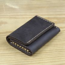 Vintage Handgemachte Echtes Leder schlüssel halter Männer Leder Schlüssel brieftasche Keychain männer haushälterin frauen schlüssel fall Tasche schlüssel veranstalter