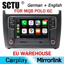 SCUMAXCON 6,5"Autoradio RCD330 + Rahmen CarPlay BT USB RVC für MQB Volkswagen POLO 6C