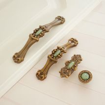 Vintage Möbel Griffe und Knöpfe antiken Kaffee Schlafzimmer Kleider schrank zieht Bücherregal Schublade Griffe Retro Küchen zubehör