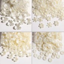 Mix 24 Stile 10 Stücke ABS Perle Farbe Blütenblatt Acryl Perlen Kappen Für Schmuck Machen Diy Handarbeiten Finden Zubehör Liefert