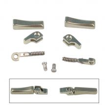 50sets Eyeglasses Flex Spring Hinge With Case Glasses Replacement Part