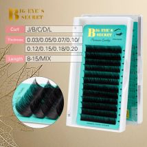 BES Lashes J B C D L Curl 0,05 mm Dicke 8–20 mm Wimpernverlängerung Einzelwimpern Russische Volumenfächer Einzelne klassische Wimpern