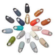 Genuine leather soft unisex baby shoes all sorts of colors of moccasins slip on infant shoes