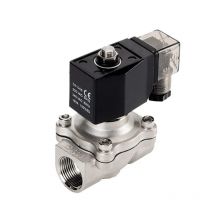 1/2" 3/4" 1" 2" Normally Closed 12v Electric Solenoid Valve Water 24v 230v 24 Stainless Steel IP65 DIN Coil High Temperature