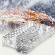 Edelstahl Pellet Rauch Generator Kochen Werkzeug für BBQ Grill Heiß oder Kalt Rauchen Box Grill Fleisch Fisch Käse Grill werkzeug