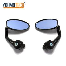 17-22mm Bar End Mirror For Motorcycle Aluminum Alloy Mirror Universal