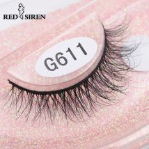 ROT SIRENE Nerz Wimpern Handgemachte Natürliche Wimpern 100% Cruelty kostenloser Voll Streifen Wimpern Make-Up 3D Nerz Wimpern