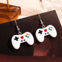 Funny Game Console Controller Earrings for Women Mini Cute Handle Dangles Earring Creative Jewelry Gift Game Girl Welfare