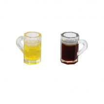 4Pcs 1/12 Dollhouse Miniature Accessories Beer Mug  Simulation Furniture Cup Toys for Doll House Decoration