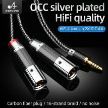 Hifi 4,4mm zu 2XLR Kabel Hohe Qualität Siver-Überzogene OCC Sony WM1A/1Z PHA-1A/2A Z1R 4,4mm Upgrade