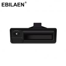 Telecamera posteriore con maniglia per bagagliaio auto con linea di parcheggio impermeabile DC 12V per BMW E60 E61 E70 E71 E72 E82 E84 E90 E91