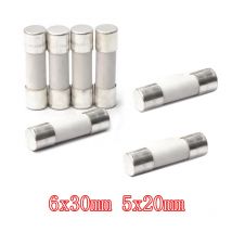 10-100Pcs Fast blow Ceramic Fuse 5mm x 20mm 6x30  T 0.5A 1A 2A 3A 4A 5A 6A 8A 10A  15A 16A 20A 30A 250V Car Cigar Microwave Oven