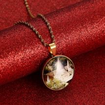 Yezidi Lalish Anhänger Halsketten die Holiest Tempel der Yazidis für Frauen Männer Mädchen