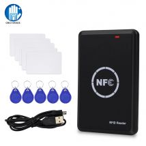 RFID Copiatrice Duplicatore 125KHz Portachiavi NFC Smart Card Reader Writer 13.56MHz Programmatore crittografato USB UID T5577 EM4305 Tag di carte