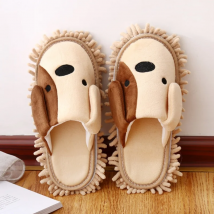 Unisex Lui Mop Slippers for Winter Women & Men Bathroom Slip-resistant Dry Foot Cleaning Floor Slippers Household Mop Shoes