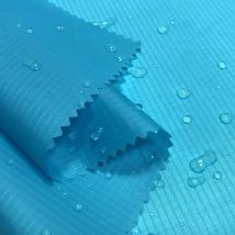 3/5/10m 210T Ripstop Fabric Waterproof PU Coated Taffeta Outdoor Fabric for Tent,Canopy,Camp,Black White Blue Red Grey by meter