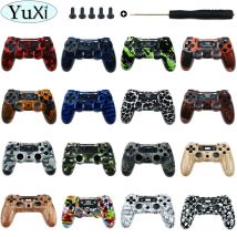 YuXi Für PS4 JDM-001 011 Controller Fall Vorne hinten Oberen Unter Abdeckung Gehäuse Controller Shell PlayStation 4 Gamepad