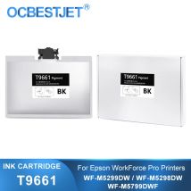 T9661 C13T 966140   780 ml schwarze Tintenpatrone mit Pigmenttinte für Epson WorkForce Pro