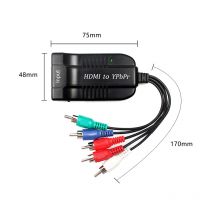 HDMI zu SCALER YPbPr Konverter HDMI zu 1080P Komponentenvideo YPbPr Stecker 5RCA RGB Konverter Adapter mit R/L Audioausgang