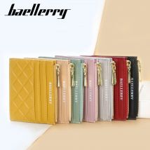 Baellerry Neue Mini Frauen Geldbörsen Karte Brieftaschen Schlank Zipper PU Leder Top Qualität Mode Weibliche Geldbörse Karte Halter Brieftasche