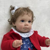 55CM Maggie Bebe Neugeborenen Puppe Kleinkind Mädchen Baby Schöne Reborn Puppen Boneca de simulação de renascimento