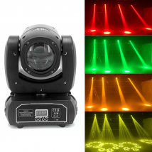 Mini-LED-Moving-Head-Licht 120 W Strahl + Spot + 8 rotierende Prismen DJ DMX Bühnenlicht-Effektlicht