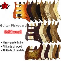 Elektrisches SSH-Gitarren-Schlagbrett aus massivem Holz, SSS-Gitarrenplatte, Kratzschutz, Gitarrenzubehör