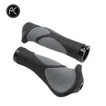 PCycling Manopole ergonomiche per bicicletta Manubrio Custodia in gomma TPR Guaina Tono antiscivolo MTB Ciclismo Poggiamano Assorbimento degli urti Bar End