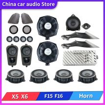 Tweeter Midrange Speaker Subwoofer For BMW X5 F15 X5 F16 Series High Quality loudspeaker Audio Horn Cover Power Amplifier Bass