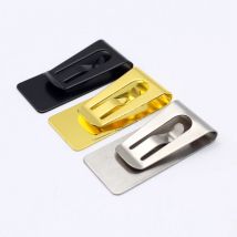 Hohe Qualität Edelstahl Metall Geld Clip Silber Messing Bargeld Klemme Halter Brieftasche Männer Frauen Mehrzweck Geld Halter