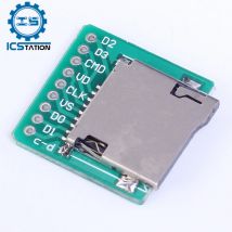 Ultra-small Memory Micro SD TF Card Board Card Interface Adapter Pinboard Module 20x20mm 2mm
