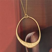 Summer New Style Simple Pendant Necklaces Jewelry Girl Silver Color Bohemia Alloy Necklace Chain For Women