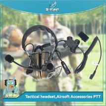 Z-TAC Taktische Comta III Headset Military Aktiven Kopfhörer Noise Cancelling Baofeng UV-82 Kenwood