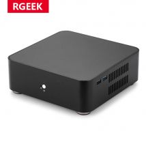 Rgeek l65 alle aluminium chassis kleines desktop computer gehäuse psu htpc mini itx pc mit netzteil