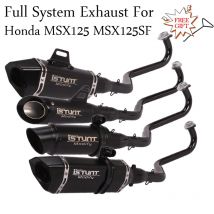 Slip-On For Honda GROM MSX125 MSX 125 MSX 125 2013 - 2021 Motorcycle Exhaust Escape System Modify Full Moto Muffler DB Killer