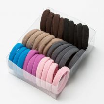 30 stücke Mädchen Elastische Haar Zubehör Für Kinder Schwarz Weiß Rubber Band Pferdeschwanz Halter Gum Für Haar Krawatten Scrunchies Haarband