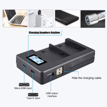 LCD Smart Ladegerät NP-F960 NP-F970 NP F970 NP F960 Camcorder Batterie Ladegerät für Sony NP-F550 F770 F750 F960 F970