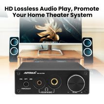 AIYIMA DAC-A5 PRO Mini Stereo Audio Decoder USB Headphone Amplifier Digital-to-Analog Coaxial/Optical PreAmplifier Amplificador