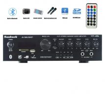 Sunbuck TAV-580BT  5.1 Channel 300W High Power SD USB FM Bluetooth Remote Control Power Amplifier Home AV Sound Amplifier Audio