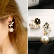 Korean Perle Anzahl 5 quaste Lange Baumeln Designer Luxus Schmuck Brincos Orecchini Ohrringe Für Frauen