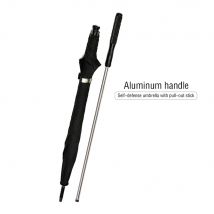 2-In-1 Self Defense Walking Cane Stick Sturdy Windproof UV Protection Umbrella for Hiking And Outdoor Use