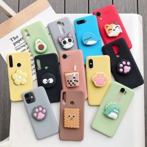 3D-Silikon-Cartoon-Handyhalter-Hülle für iPhone 12 11 Pro Max / für iPhone X XR XS Max 6 7 8 Plus 6S 5S SE 2020 Standcover